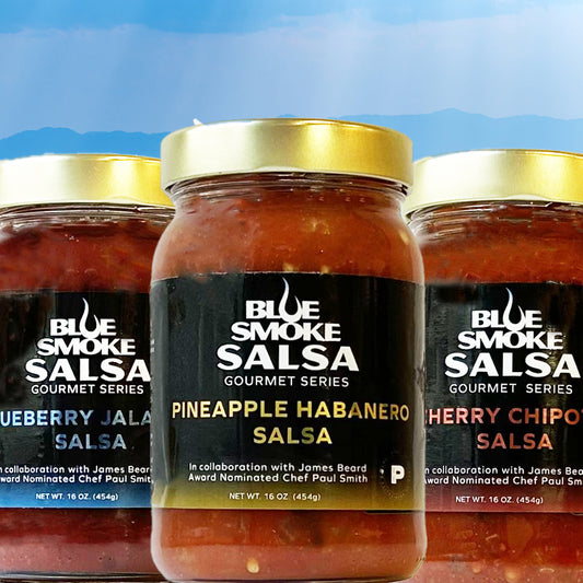Blue Smoke Salsa Gourmet Series 3 Pack